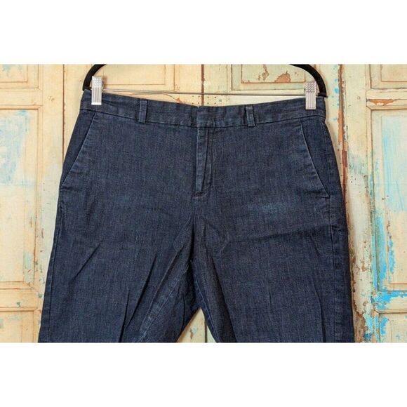 Banana Republic Womens Size 28/6 Blue Flat Front Slash Pockets Chino Shorts - Picture 3 of 6